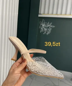 Sandaly na Obcasie DAMSKIE (36-41, 12par) (1klor)
