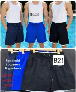 Spodenki MĘSKA ,size m-2xl,paczka 12szt,mix kolor