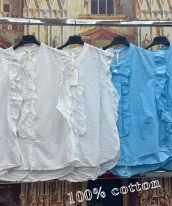 Bluzki damskie WŁOSKA, Size uni ,paczka 6szt mix kolor