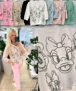 Bluzki damskieTURECKA, Size uni ,paczka 6szt mix kolor