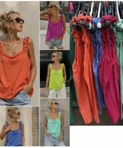 Bluzki Damskie,Size uni,paczka 6szt, mix kolor