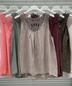 Bluzki damskie wloskie, Size uni ,paczka 6szt mix kolor