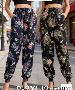 Spodnie damskie,size s-2xl,paczka 12szt,mix kolor