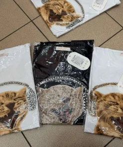 Bluzki damskie wloskie, Size uni ,paczka 6szt mix kolor