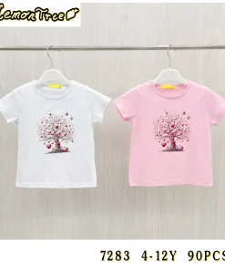 Bluzki DZIECIĘCA ,size 4-12 lat,paczka 10szt,mix kolor