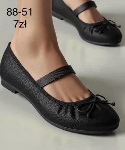 Buty Baleriny DAMSKIE (36-41, 12par) 1 kolor
