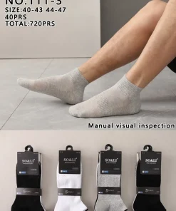 Stopki MĘSKIE,Size 40-47,paczka 40szt, mix kolor