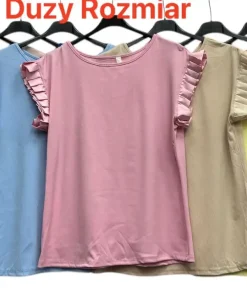 Bluzki damskie wloskie, Size uni ,paczka 6szt mix kolor