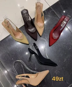 Buty Sandaly na Obcasie Damskie (36-41, 12par) 1 kolor