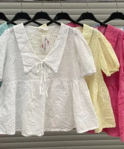 Bluzki damskie WŁOSKA ,Size uni ,paczka 6szt mix kolor