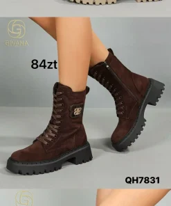 Buty Botki Damskie (36-41, 12par) 1 kolor