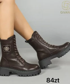 Buty Botki Damskie (36-41, 12par) 1 kolor