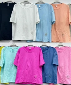 Bluzki damskie,size uni ,paczka 6szt ,mix kolor
