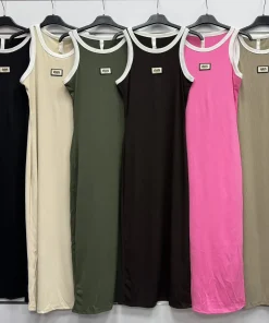 Sukienki damskie wloskie, Size uni ,paczka 6szt mix kolor