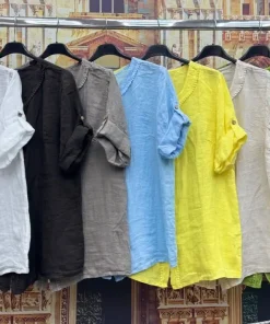 Bluzki damskie WŁOSKA, Size uni ,paczka 6szt mix kolor