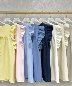Bluzki damskie wloskie, Size uni ,paczka 6szt mix kolor