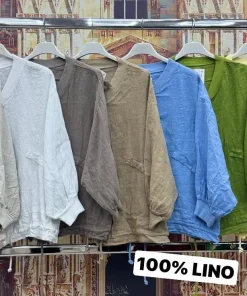 Bluzki damskie wloskie, Size uni ,paczka 6szt mix kolor