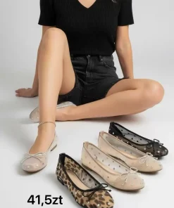 Buty Baleriny Damskie (36-41, 12par) 1 kolor