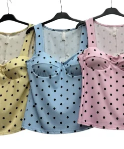 Bluzki damskie wloskie, Size uni ,paczka 6szt mix kolor