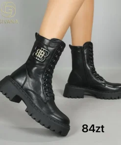 Buty Botki Damskie (36-41, 12par) 1 kolor