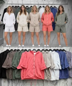 Bluzki damskie WŁOSKA, Size uni ,paczka 6szt mix kolor