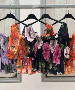Bluzki damskieWŁOSKA, Size uni ,paczka 6szt mix kolor