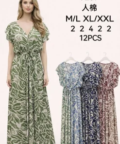 Sukienki damskie,size m/l-xl/2xl,paczka 12szt ,mix kolor