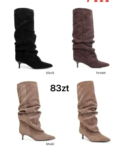 Buty Kozaki DAMSKIE (36-41, 12par) 1 kolor