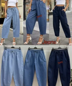 Spodnie damskie wloskie, Size uni ,paczka 6szt mix kolor