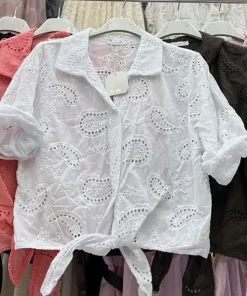 Bluzki damskie wloskie, Size uni ,paczka 6szt mix kolor