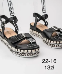 Sandaly DAMSKIE (36-41, 12par) 1kolor