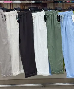 Spodnie damskie WŁOSKA, Size uni ,paczka 6szt mix kolor