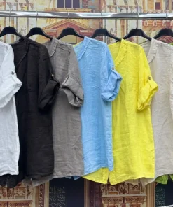 Bluzki damskie wloskie, Size uni ,paczka 6szt mix kolor