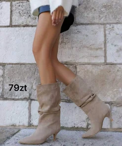 Buty Kozaki Damskie (36-41, 12par) (1kolor)