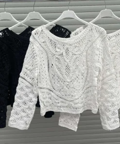 Bluzki damskie wloskie, Size uni ,paczka 6szt mix kolor