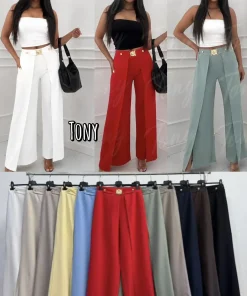 Spodnie damskie wloskie, Size uni ,paczka 6szt mix kolor