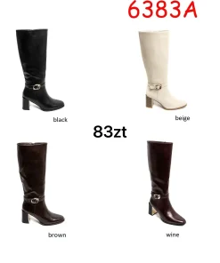 Buty Botki Damskie (36-41, 12par) 1 kolor