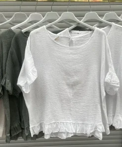 Bluzki damskie WŁOSKA ,Size uni ,paczka 6szt mix kolor