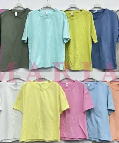 Bluzki damskie,size uni ,paczka 6szt ,mix kolor