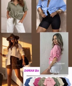 Koszule damskie,size uni,paczka 6szt ,mix kolor