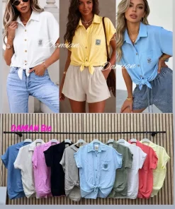 Bluzki damskie wloskie, Size uni ,paczka 6szt mix kolor