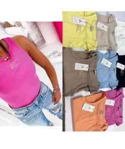 Bluzki Damskie ,size uni,paczka 6szt,mix kolor