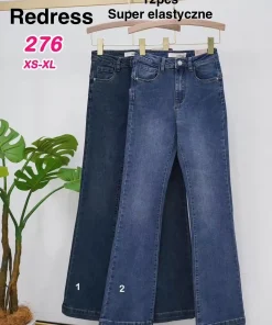 Jeansy damskie,size xs-xl,Paczka 12szt,1kolor