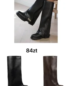 Buty Kozaki DAMSKIE (36-41, 12par) 1 kolor