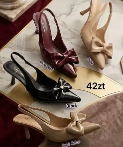 Buty Sandaly na Obcasie Damskie (36-41, 12par) 1 kolor