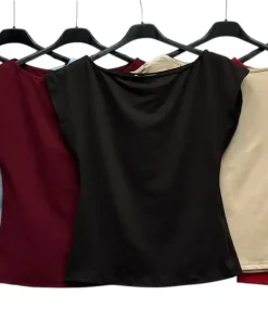 Bluzki damskie wloskie, Size uni ,paczka 6szt mix kolor