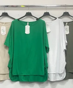 Bluzki damskieWŁOSKA, Size uni ,paczka 6szt mix kolor