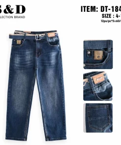 Spodnie JEANSY DZIECIĘCA ,size 4-12lat,paczka 10szt,1kolor