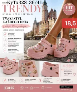 Klapki Kroksy DAMSKIE (36-41, 12par) 1 kolor