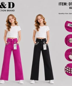 Spodnie JEANSY DZIECIĘCA ,size 6-16lat,paczka 12szt,mix kolor
